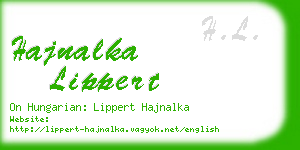hajnalka lippert business card